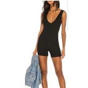 House of Harlow 1960 Black Romper